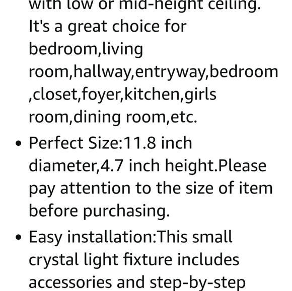 Elegant Crystal Ceiling Light Fixture - Picture 8 of 8